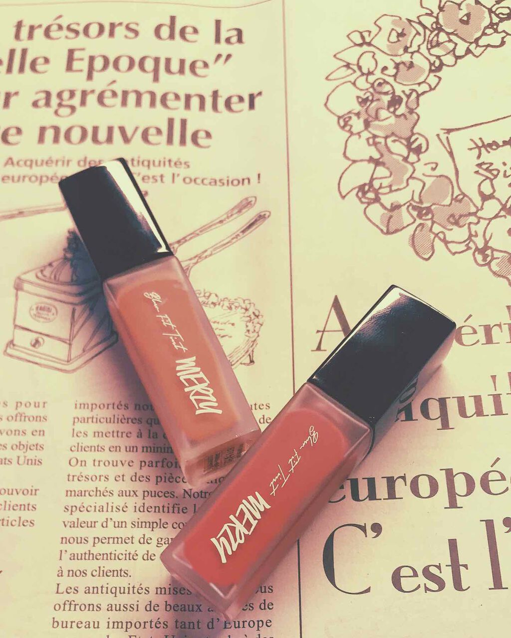 ブラー フィット ティント/MERZY/リップティントを使ったクチコミ(1枚目)