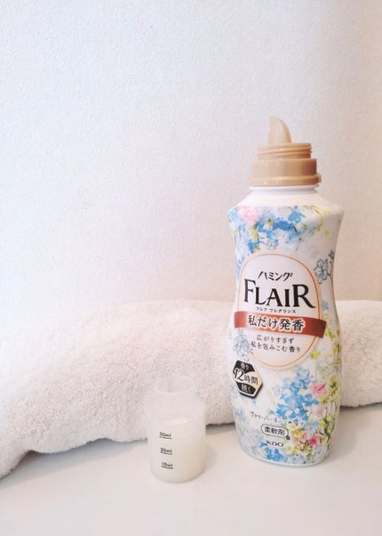 ハミング フレア フレグランス フローラルスウィートの香り/ハミングフレア/柔軟剤を使ったクチコミ(5枚目)