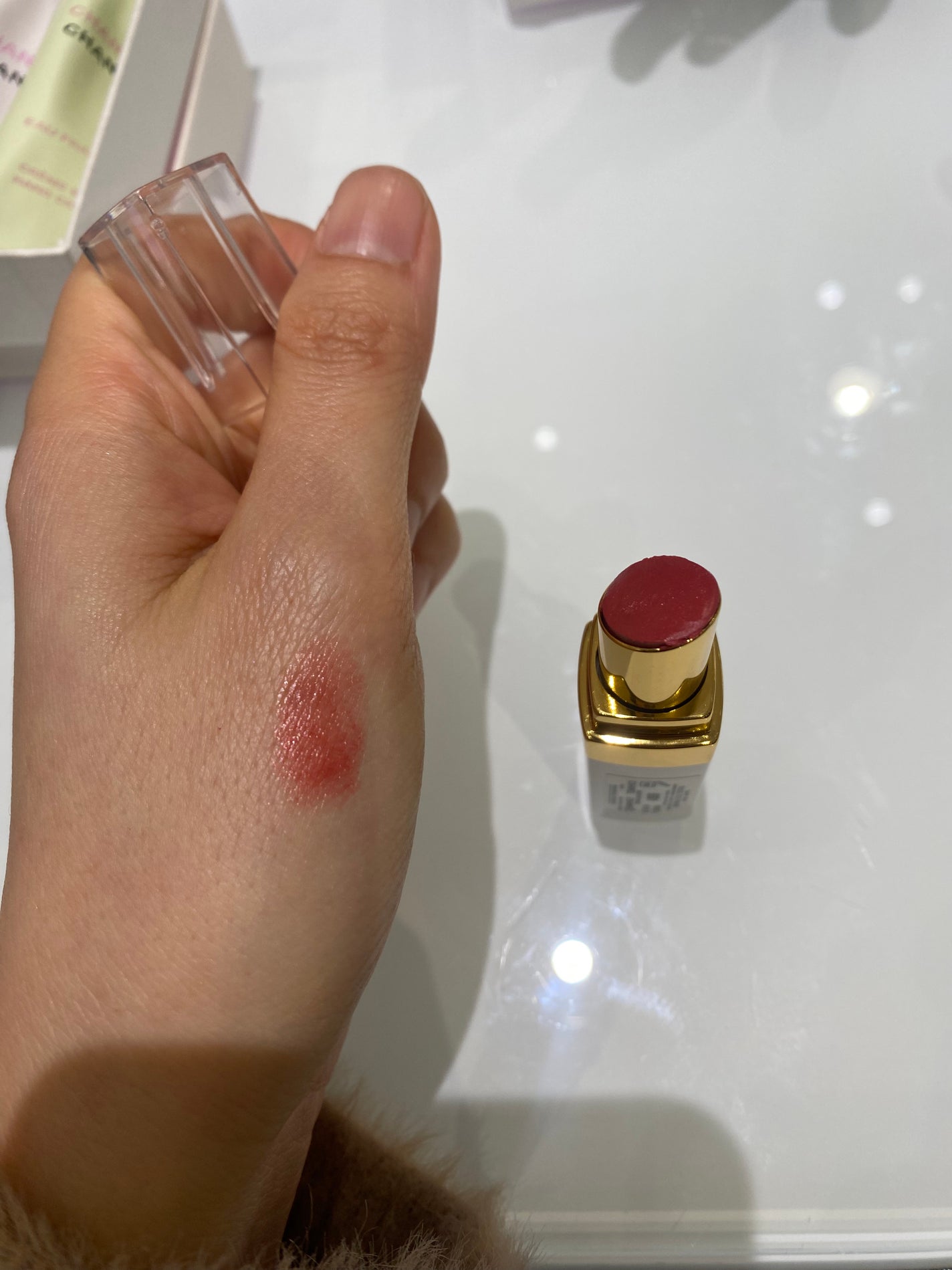 シャネル ルージュ ココ ボーム/CHANEL/口紅を使ったクチコミ(2枚目)