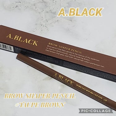 BROW SHAPER PENCIL/A.BLACK/アイブロウペンシルを使ったクチコミ（1枚目）