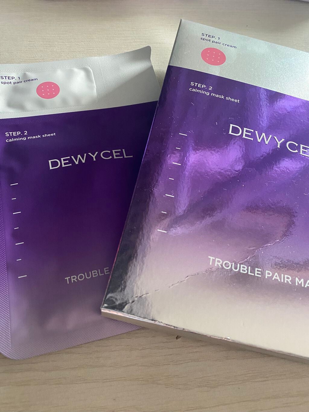 トラブルペアーマスク/DEWYCEL/シートマスク・パックを使ったクチコミ(1枚目)