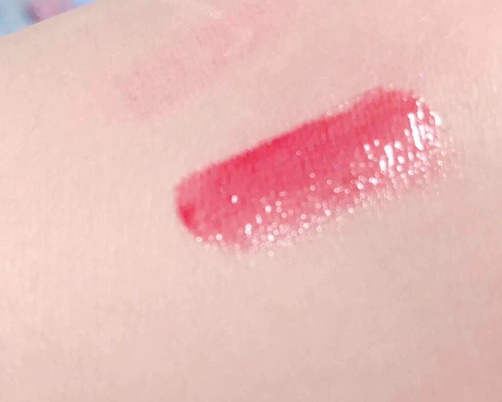 Blooming Kitty リップグロス/DAISO/リップグロスを使ったクチコミ（2枚目）