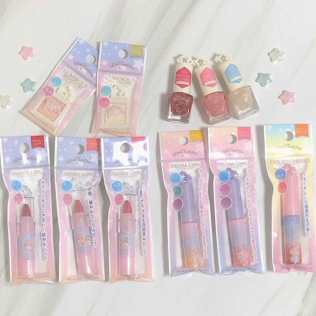 Lala on LIPS 「100円ショップのセリアから⭐️キキララ💫コラボコスメ登場💖こ..」(2枚目)
