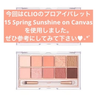 プロ アイ パレット 15 SPRING SUNSHINE ON CANVAS/CLIO/アイシャドウパレットの画像