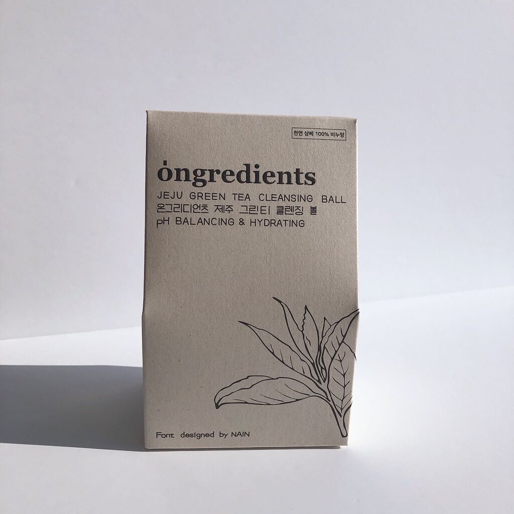 Jeju Green Tea Cleansing Ball/Ongredients/洗顔石鹸を使ったクチコミ(7枚目)
