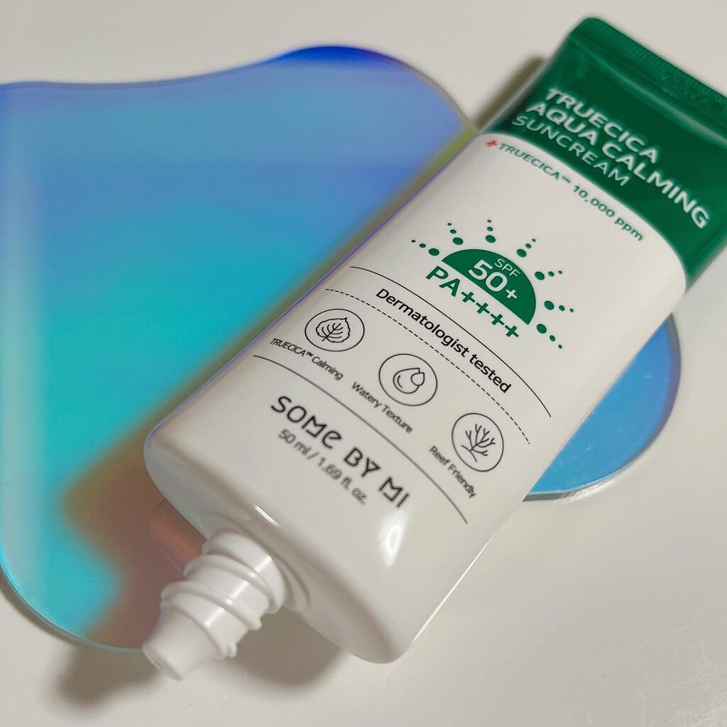 TRUECICA アクアカーミング日焼け止め/SOME BY MI/日焼け止めクリームを使ったクチコミ（2枚目）