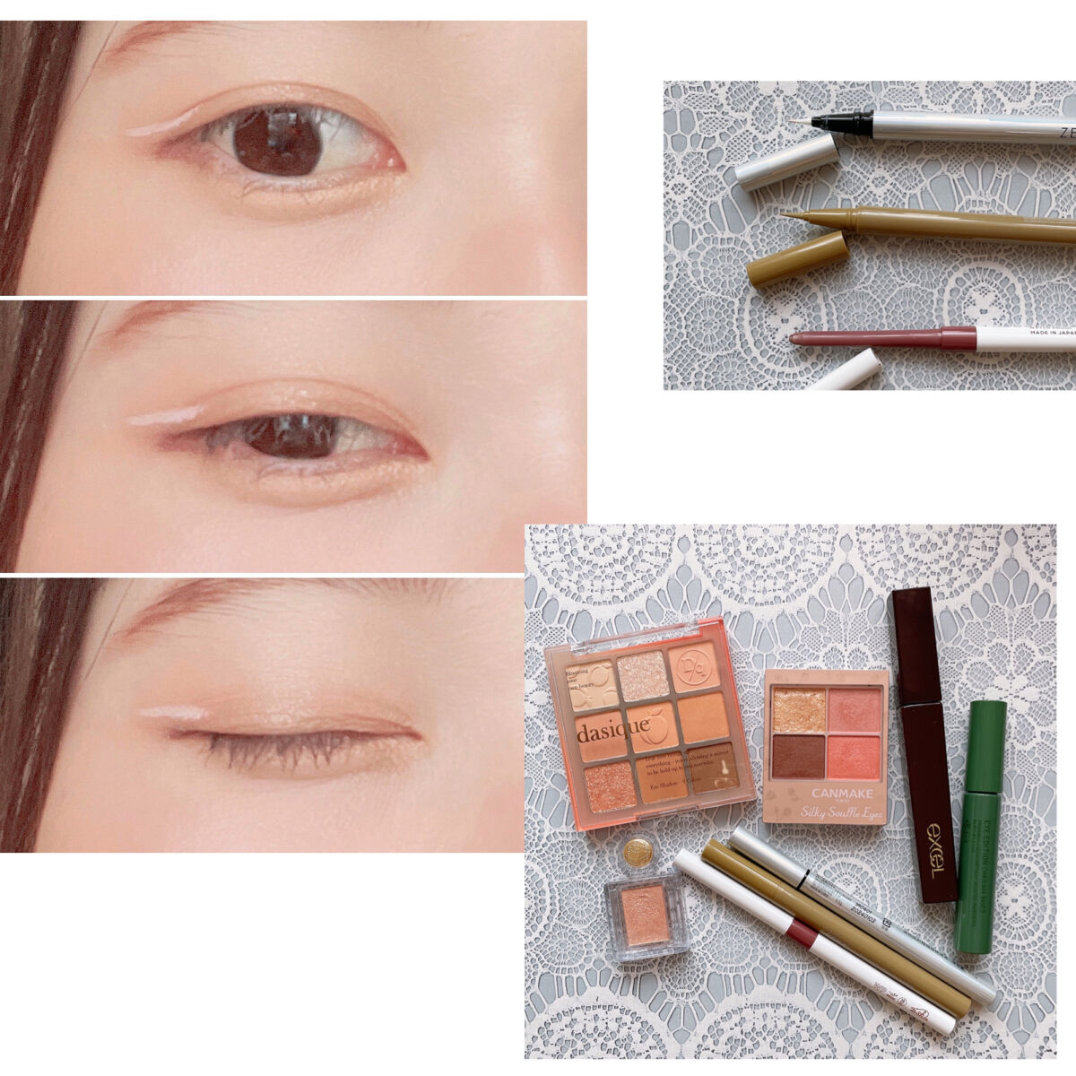 アンティークパステル ライナー/Visée/リキッドアイライナーを使ったクチコミ（1枚目）