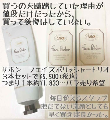 フェイスポリッシャー リフレッシング（ミント）/SABON/スクラブ・ゴマージュを使ったクチコミ（1枚目）