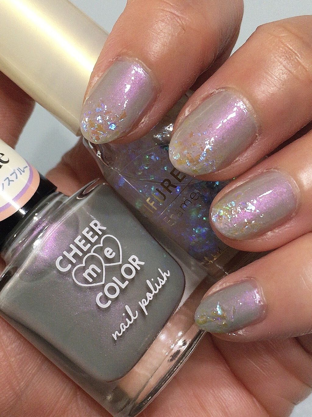 CHEER me COLOR ネイルポリッシュ/セリア/マニキュアを使ったクチコミ（1枚目）