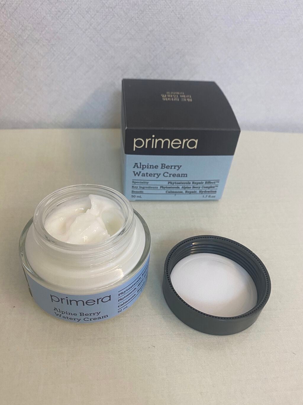 アルパインベリーウォータークリーム 50ml/primera/フェイスクリームを使ったクチコミ(2枚目)
