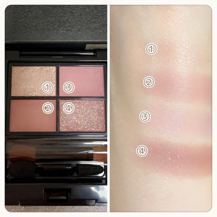 ミネラルクラッシィシャドー/エトヴォス/アイシャドウパレットを使ったクチコミ(3枚目)