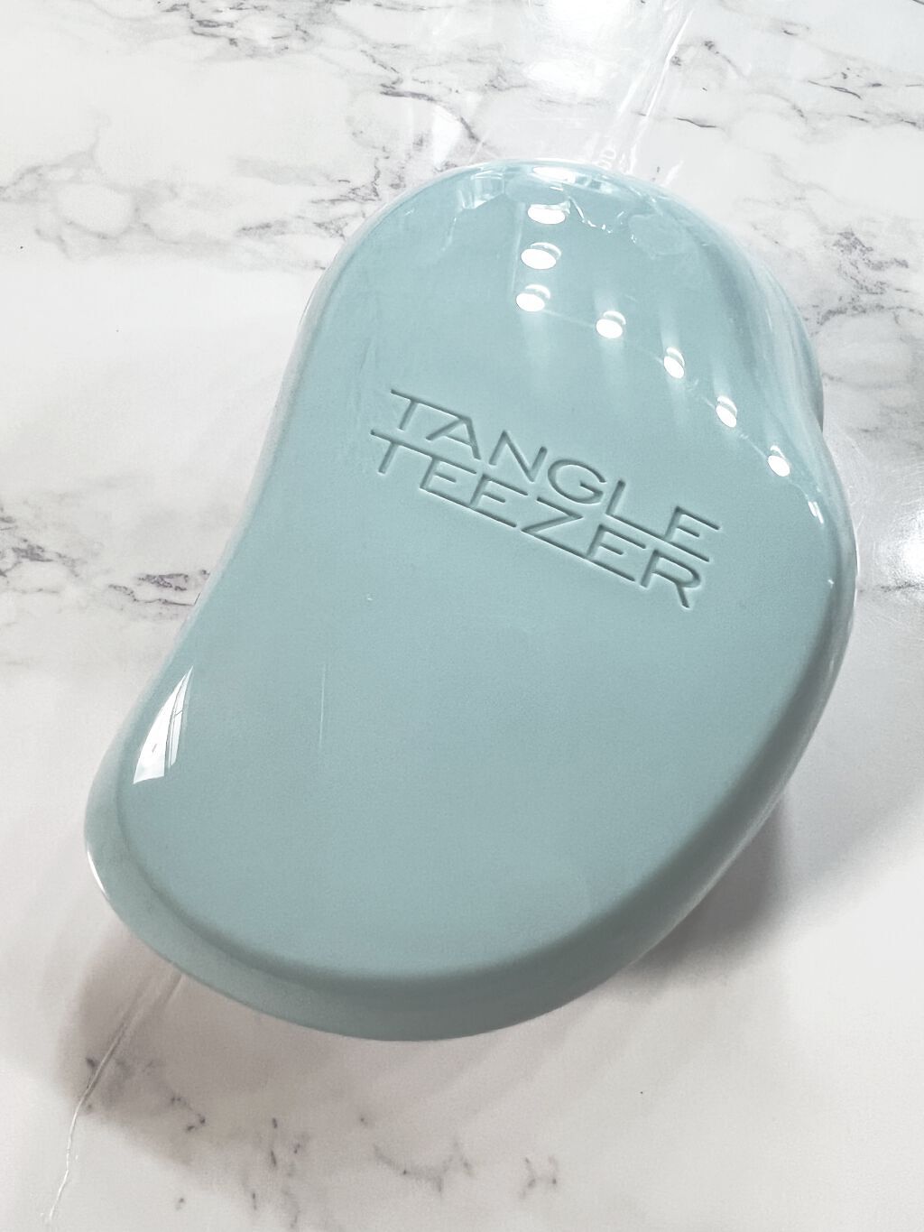 ザ・オリジナル ソフト＆ダメージ ミントシャーベット/TANGLE TEEZER/ヘアブラシを使ったクチコミ（2枚目）