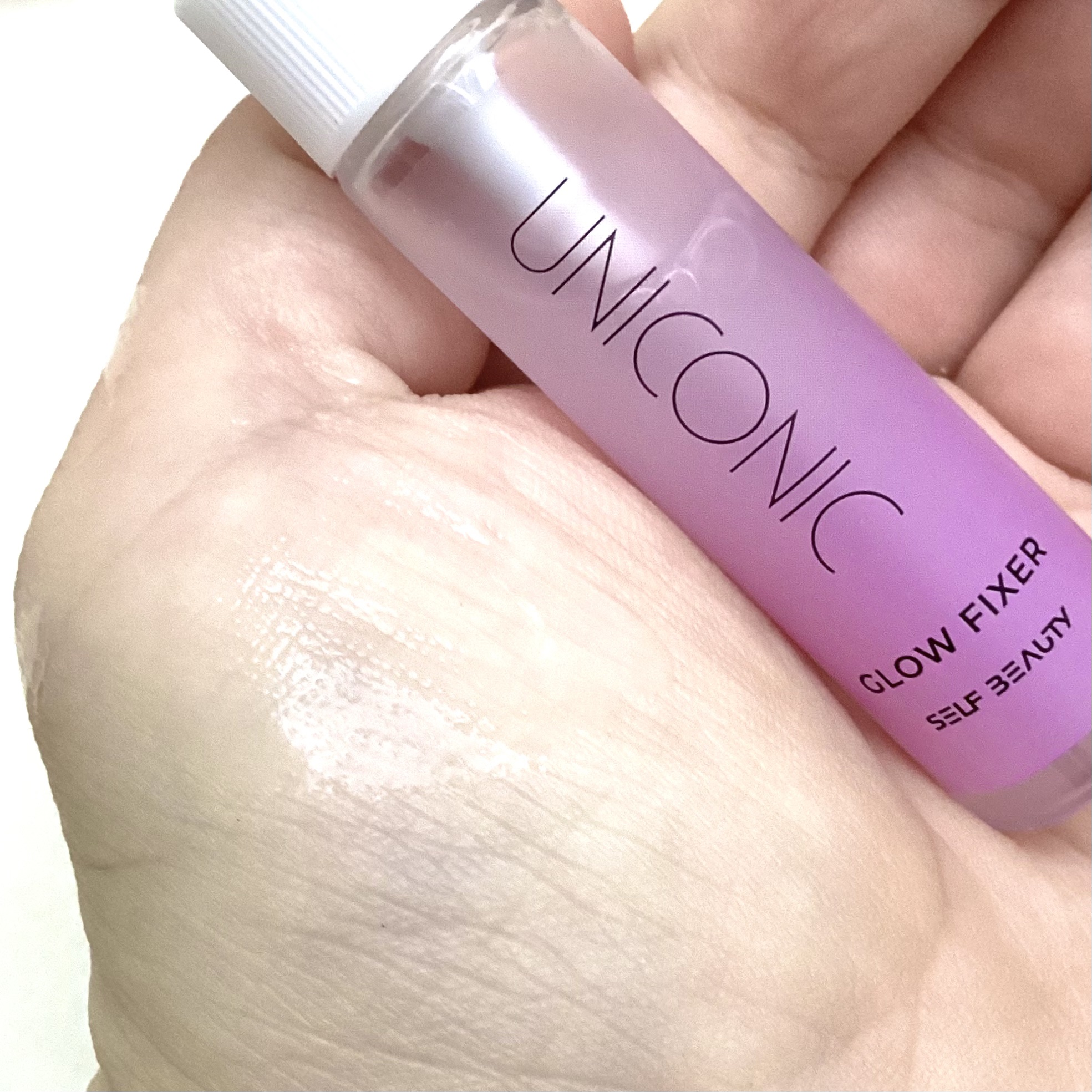 ユニコーン メイクアップグローフィックスミスト/SELF BEAUTY/フィックスミストを使ったクチコミ（2枚目）
