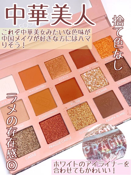 GO TRAVEL 15色アイシャドウパレット/FOCALLURE/アイシャドウパレットを使ったクチコミ(3枚目)