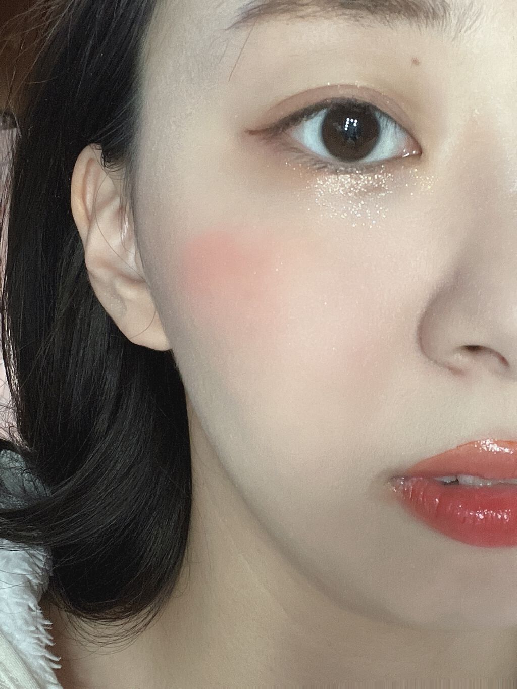 ヌードグロスティント/dasique/リップティントを使ったクチコミ（3枚目）