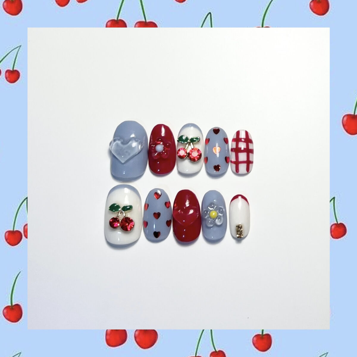 ネイルチップオーバルタイプ/DAISO/ネイルチップ・パーツを使ったクチコミ（1枚目）