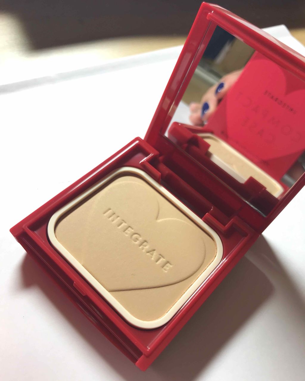 プロフィニッシュファンデーション オークル30/インテグレート/パウダーファンデーションを使ったクチコミ（2枚目）