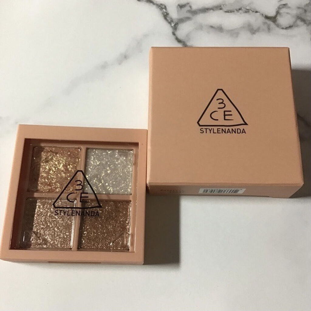 3CE ミニ マルチアイカラーパレット #GLITTER BOMB/3CE/アイシャドウパレットを使ったクチコミ（1枚目）