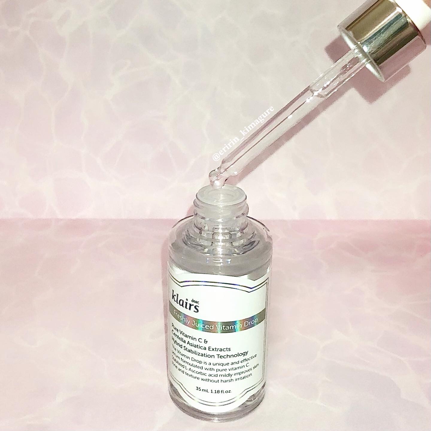 フレッシュリージュースドビタミンドロップ(35ml)/Klairs/美容液を使ったクチコミ（2枚目）