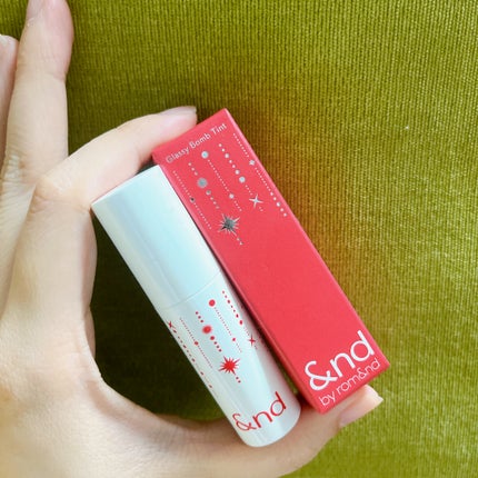 アンドバイロムアンド グラッシーボムティント/&nd by rom&nd/リップティントを使ったクチコミ(7枚目)