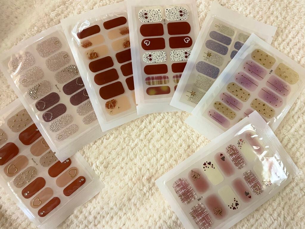 ネイルシール/Qoo10/ネイルシールを使ったクチコミ(7枚目)