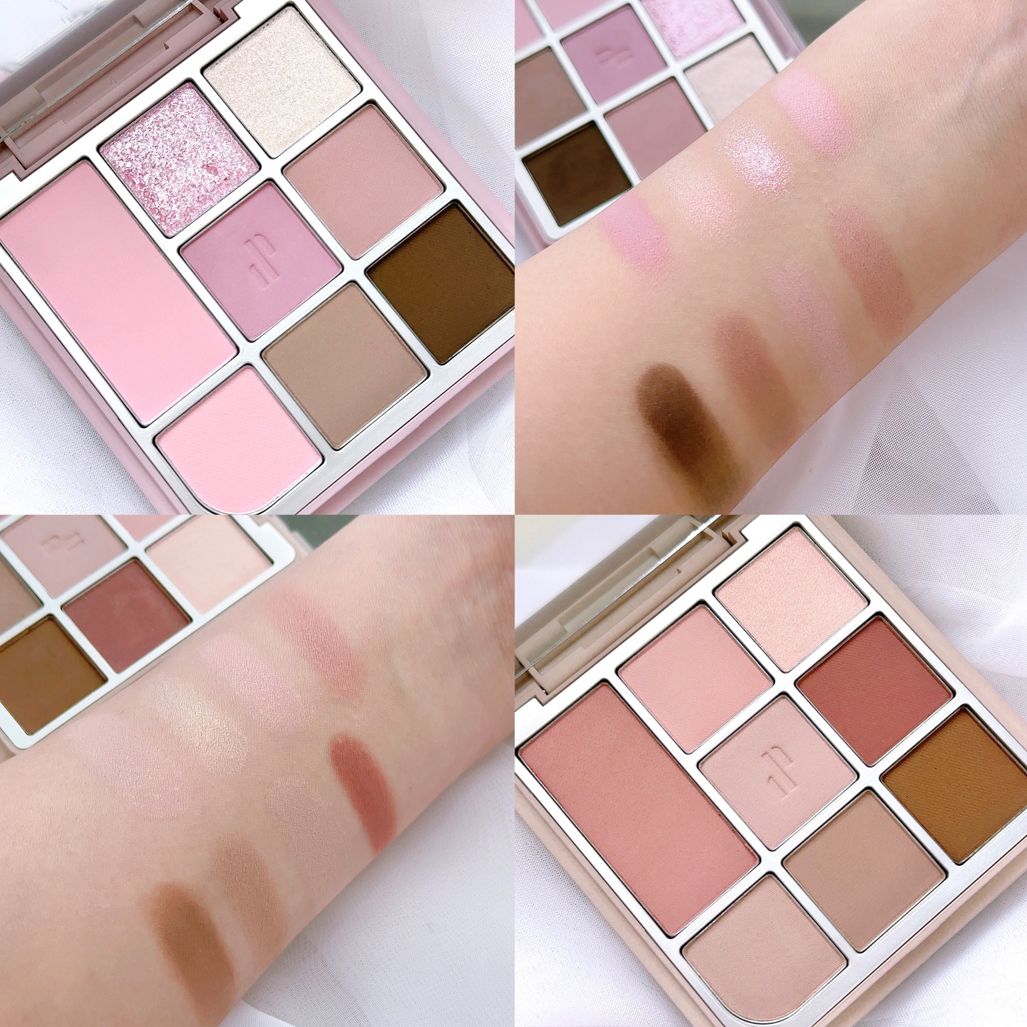 Heart Percent ハートパーセント　ドットオンムードアイパレッド　01 試してみた】ドットオンムードアイパレット Heart Percentの人気色