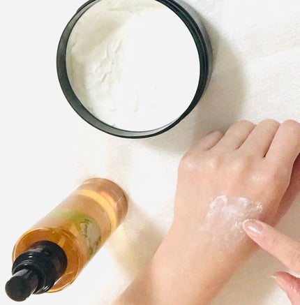 popo☆フォロバのクチコミ「ドライボディオイル オリーブ
(ボディ用保湿オイル)
THE BODY SHOP 
地中海で.....」(3枚目)