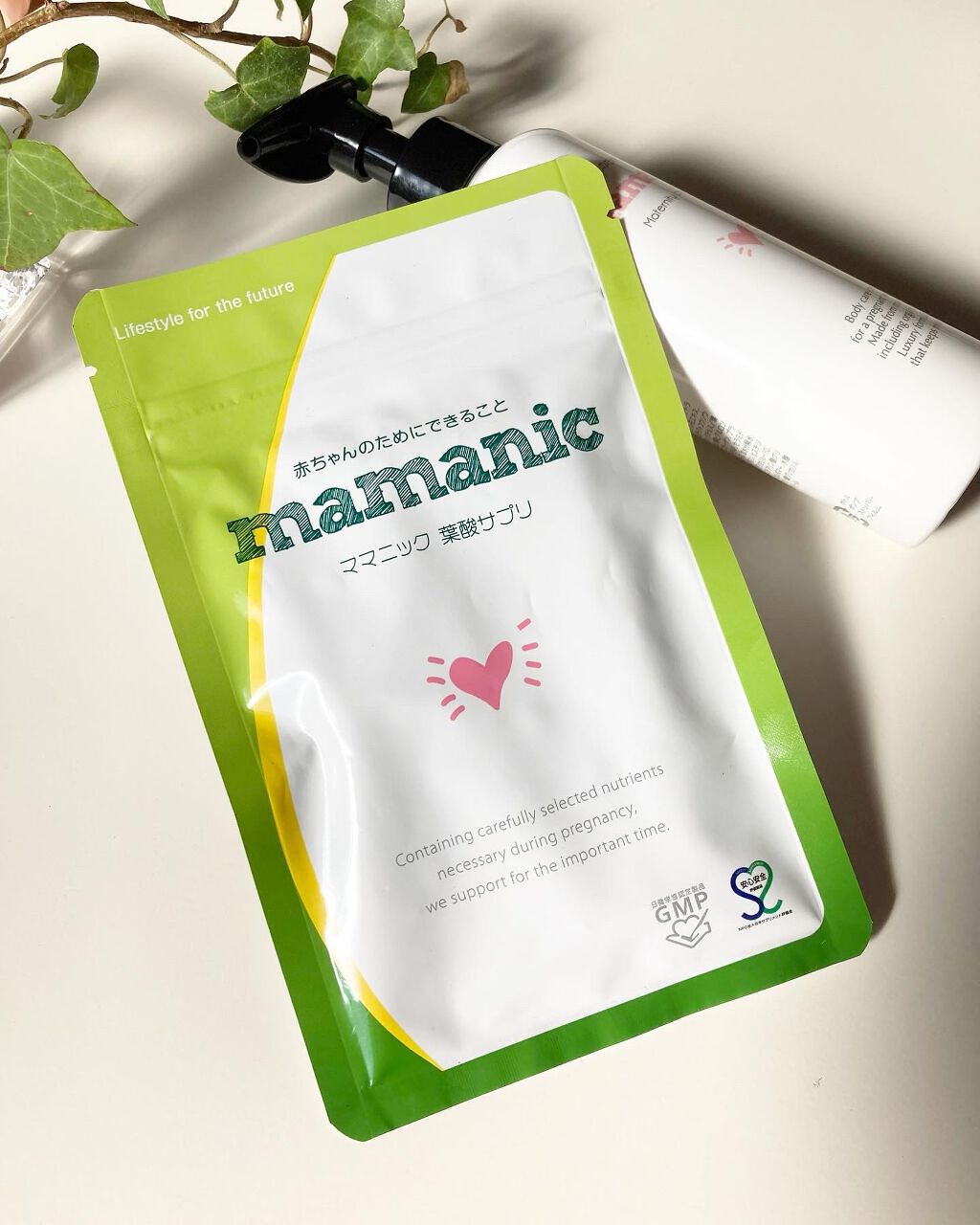ママニック葉酸サプリ/ママニック/健康サプリメントを使ったクチコミ（2枚目）
