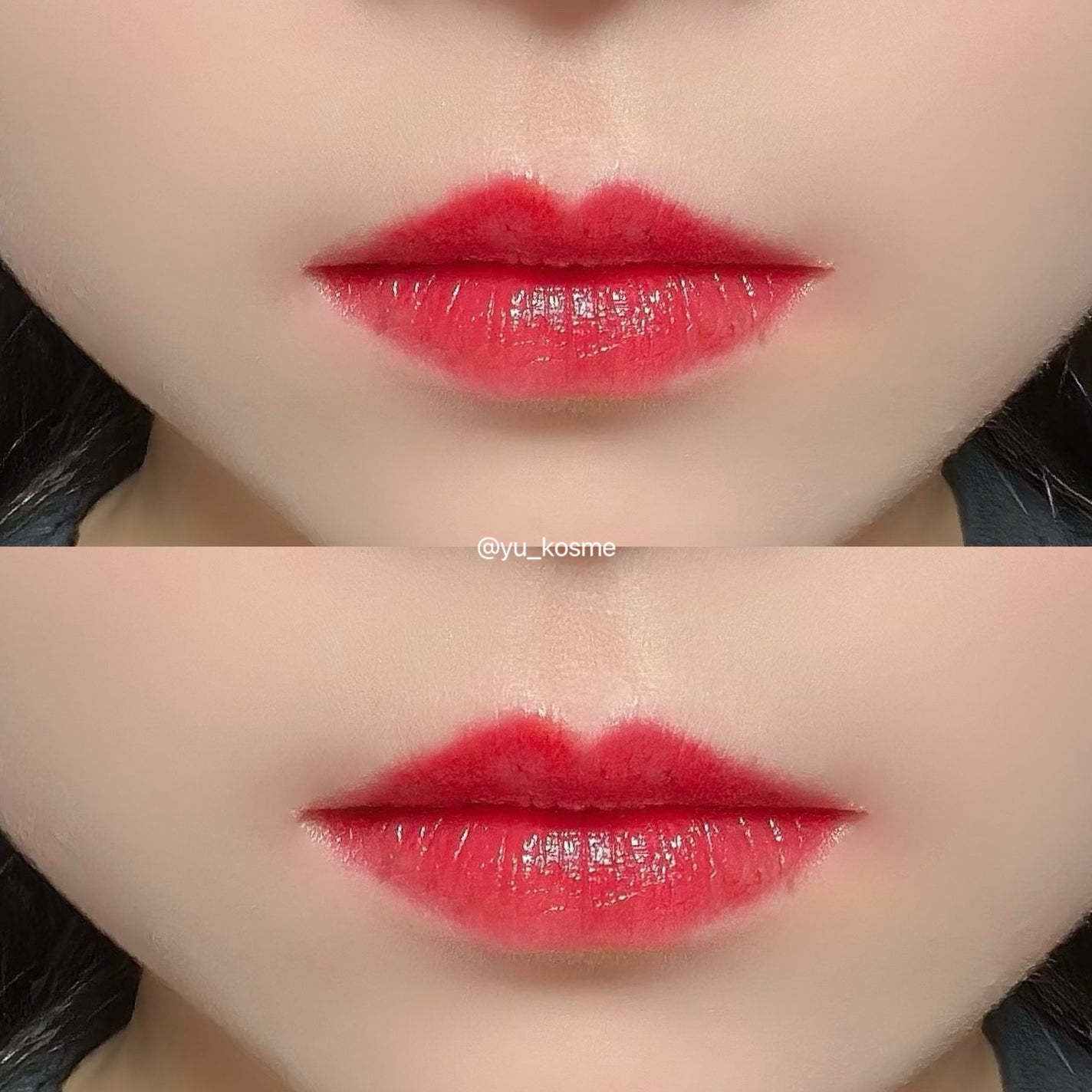 ジューシーラスティングティント/rom&nd/リップティントを使ったクチコミ(3枚目)