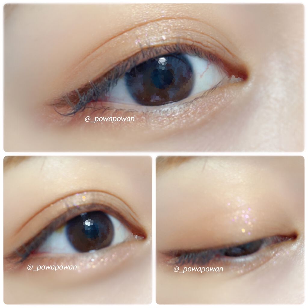 3Dエッジアイグリッター/Hope Girl/グリッターを使ったクチコミ（3枚目）