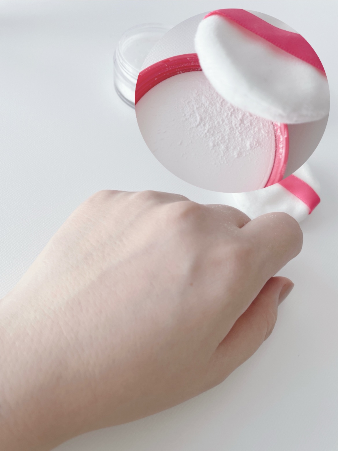 メイク キープ パウダー/コーセーコスメニエンス/ルースパウダーを使ったクチコミ（3枚目）