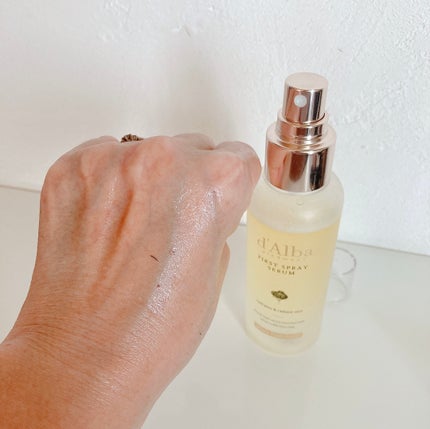ダルバ ホワイトトリュフファーストスプレーセラム/ダルバ/ミスト状化粧水を使ったクチコミ(4枚目)