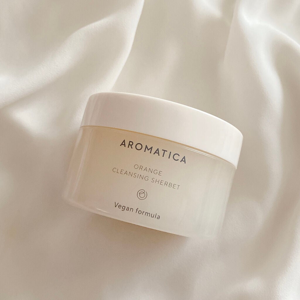 オレンジクレンジングシャーベット/AROMATICA/クレンジングバームを使ったクチコミ(1枚目)