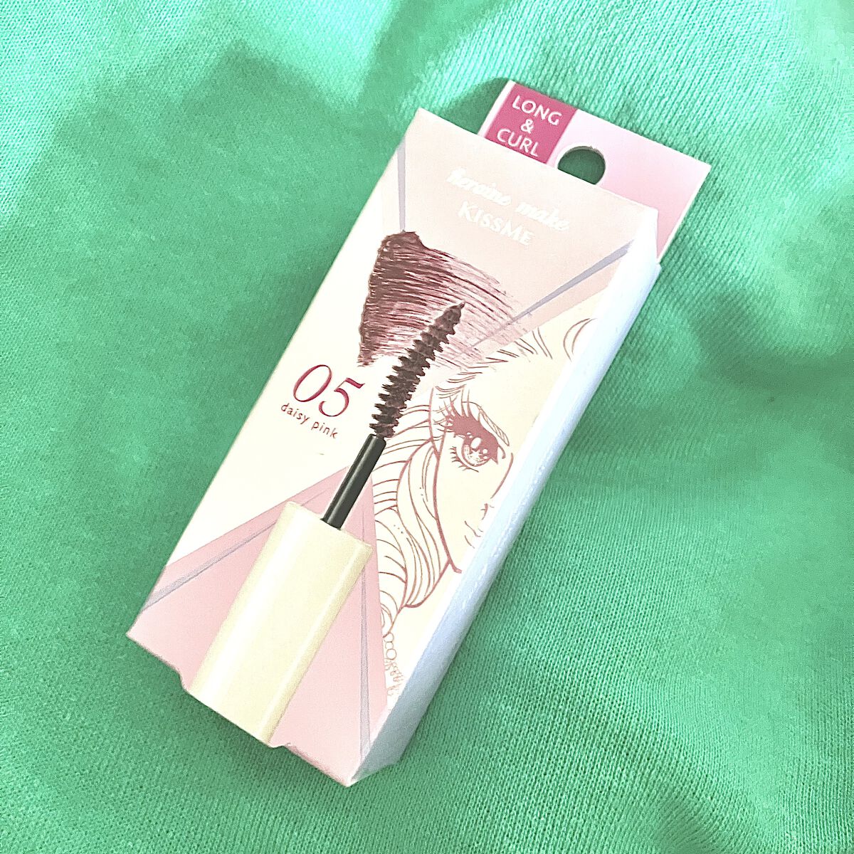ロング＆カールマスカラ アドバンストフィルムC 05 デイジーピンク/ヒロインメイク/マスカラを使ったクチコミ（1枚目）