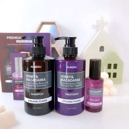 クンダル マカダミア ウルトラヘアセラム /KUNDAL/ヘアオイルを使ったクチコミ(3枚目)