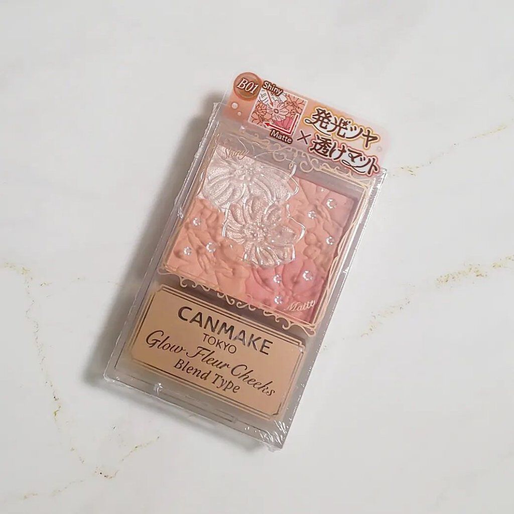 グロウフルールチークス（ブレンドタイプ）/キャンメイク/パウダーチークを使ったクチコミ（1枚目）