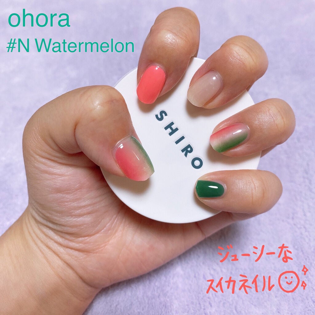 セミキュアジェルネイル(ハンド)/ohora/ネイルシールを使ったクチコミ(1枚目)