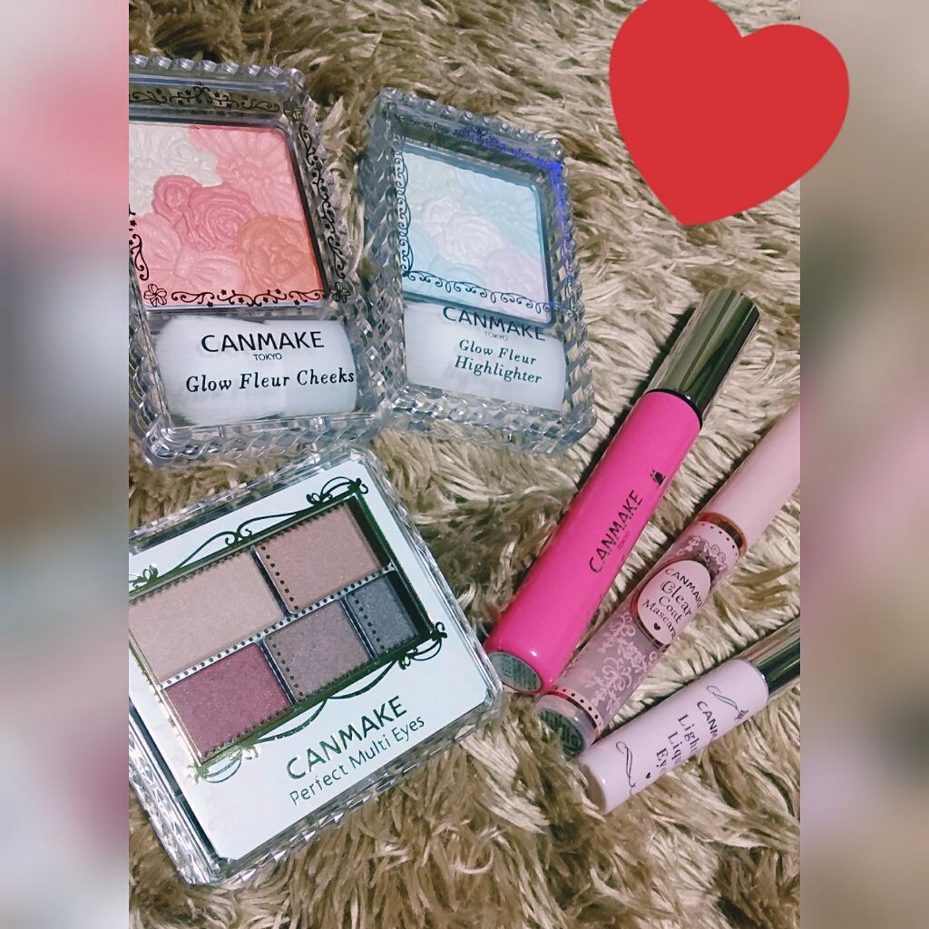 グロウフルールチークス/キャンメイク/パウダーチークを使ったクチコミ（1枚目）