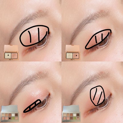 ニューデップスアイシャドウパレット/hince/アイシャドウパレットを使ったクチコミ(2枚目)