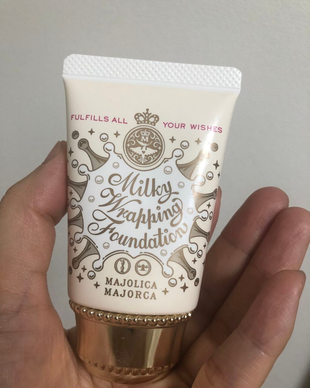 ミルキーラッピングファンデ/MAJOLICA MAJORCA/リキッドファンデーションを使ったクチコミ(1枚目)