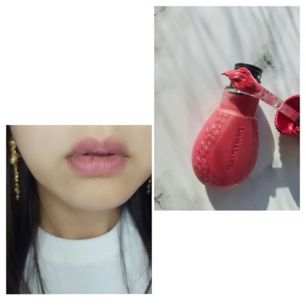 ジルスチュアート ブルームドロップ リップ&チーク シフォン/JILL STUART/リキッドチークを使ったクチコミ(5枚目)