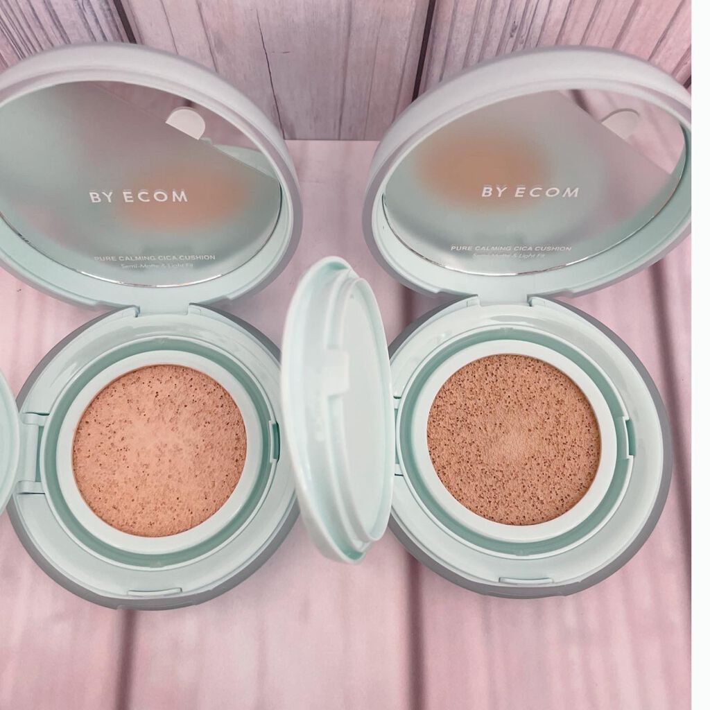 ピュアカーミングシカ クッションファンデーション/BY ECOM/クッションファンデーションを使ったクチコミ(3枚目)