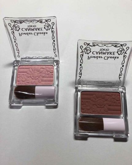 【旧品】パウダーチークス/キャンメイク/パウダーチークを使ったクチコミ(2枚目)