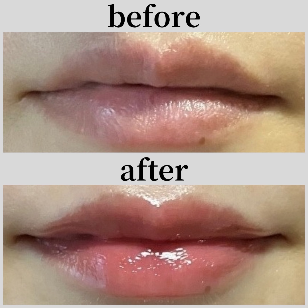 ジェリーイングヌードグロス/Laka/リップグロスを使ったクチコミ（3枚目）