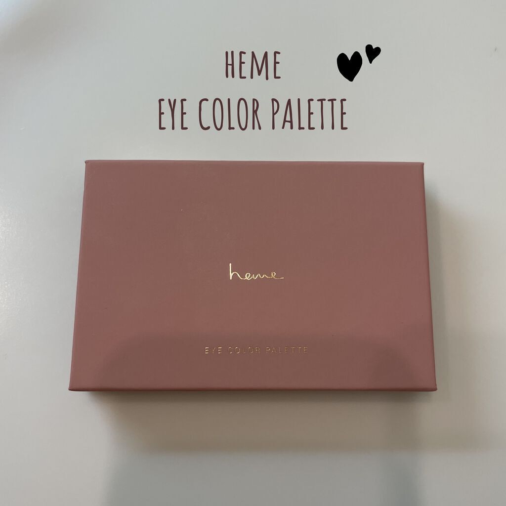 アイカラーパレット/heme/アイシャドウパレットを使ったクチコミ（1枚目）