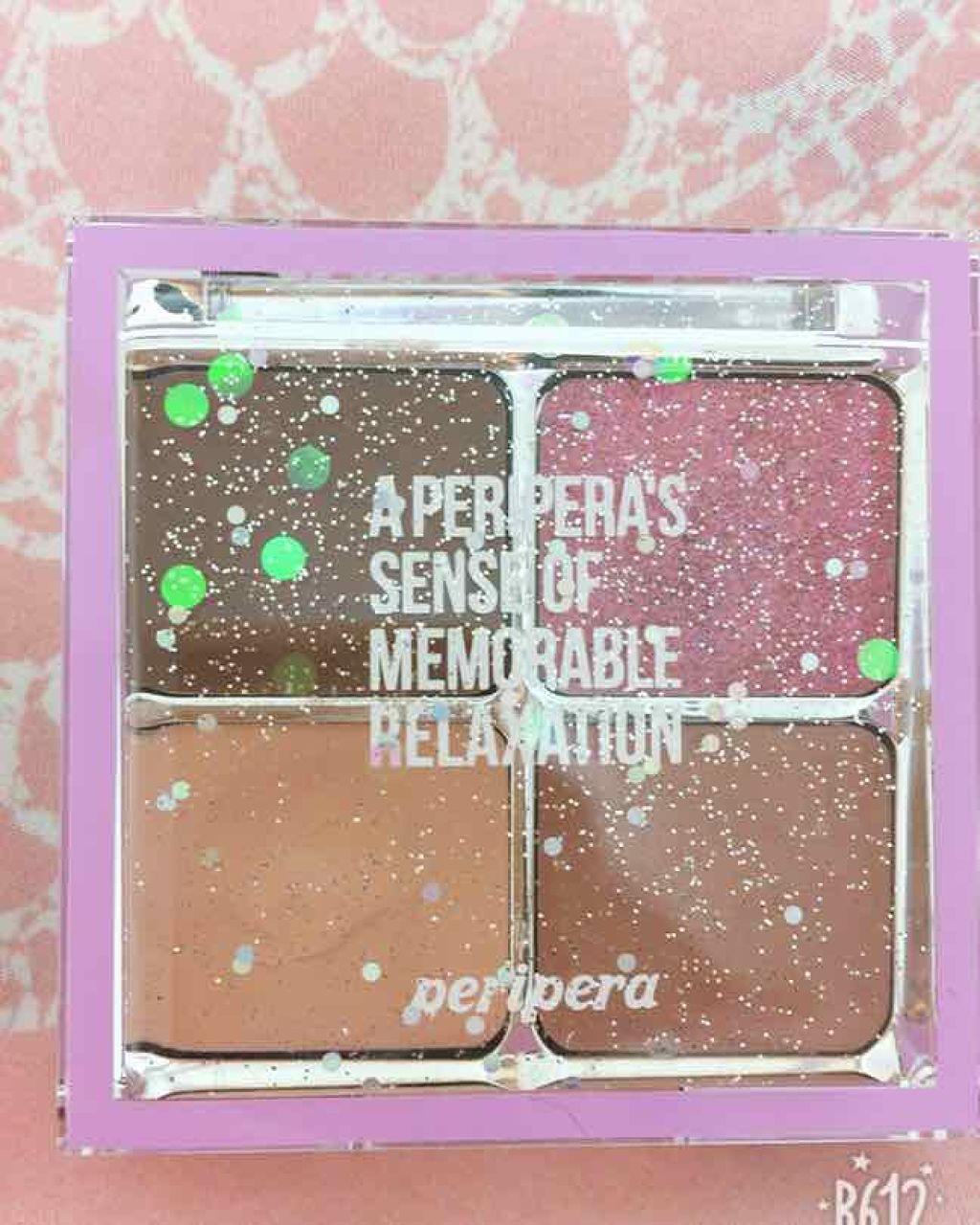 【限定】 ASMR シュガー ジェリー カラー パレット/PERIPERA/ジェル・クリームアイシャドウを使ったクチコミ（1枚目）