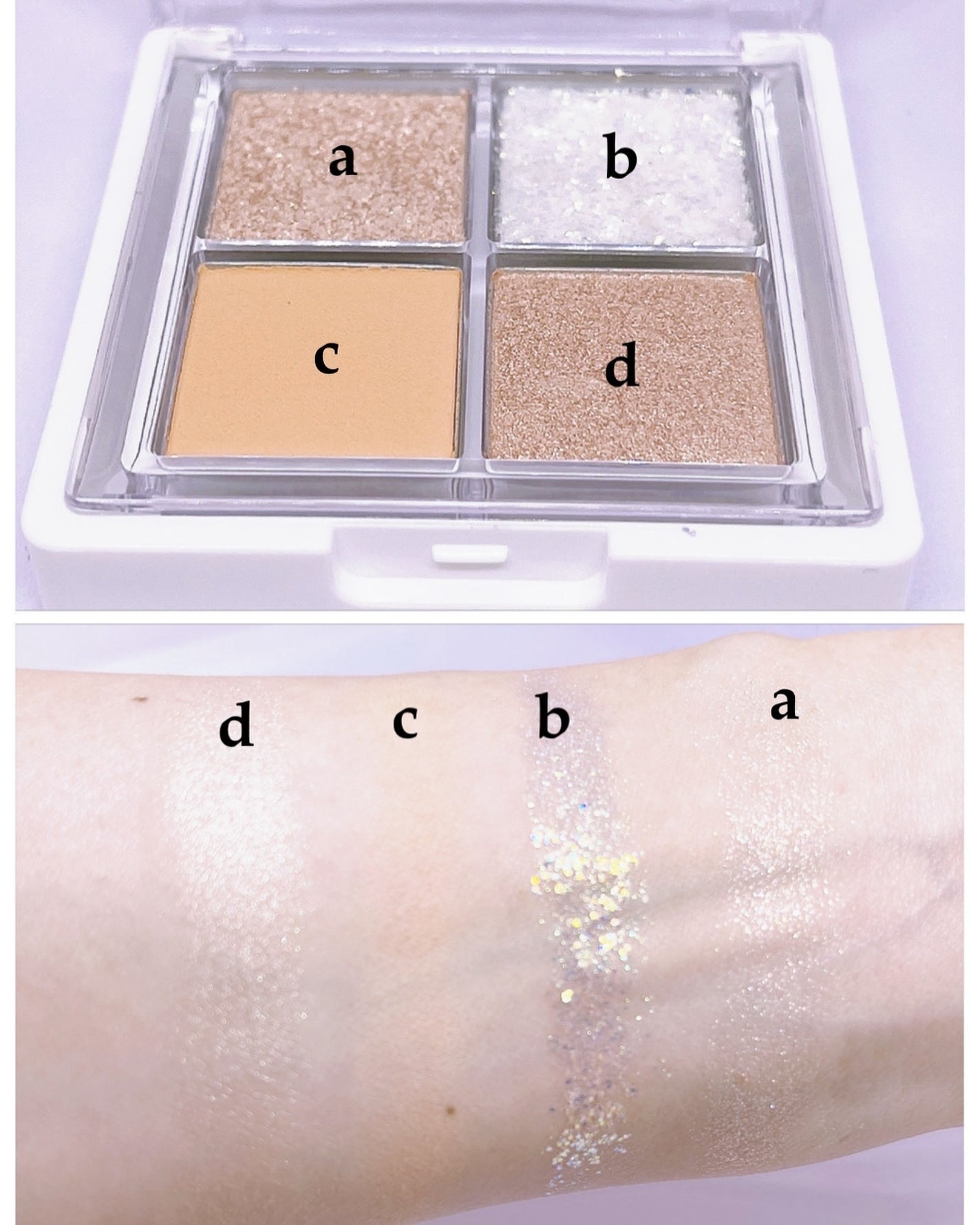 グリッターレイヤリングアイシャドウパレット/TWINKLE POP/アイシャドウパレットを使ったクチコミ(2枚目)