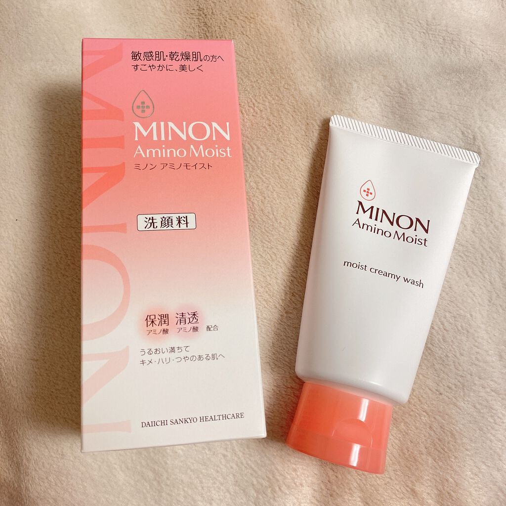 アミノモイスト モイストクリーミィ ウォッシュ/ミノン/洗顔フォームを使ったクチコミ（3枚目）