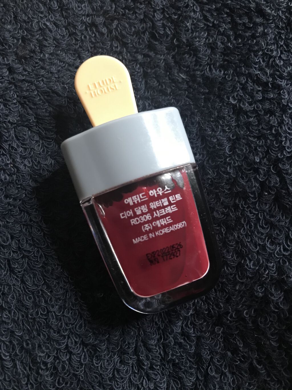 ディアダーリン ウォータージェルティント （アイスティント）/ETUDE/口紅を使ったクチコミ（2枚目）