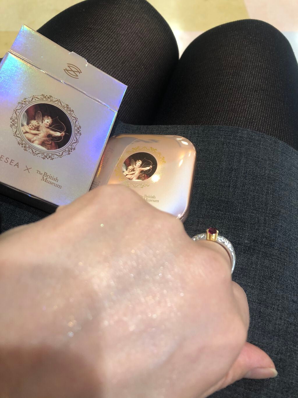 エンジェルキューピッドキスハイライター/ZEESEA/パウダーハイライトを使ったクチコミ(1枚目)